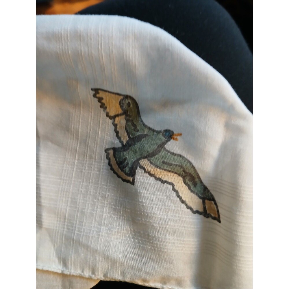 Handkerchief Vintage Cotton Duck Pattern
